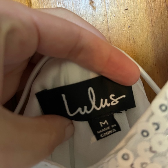 Lulus Force of Fashion White Sequin Mini Dress - Picture 6 of 6